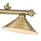 Z-Lite Cordon 3 Light Billiard, Rubbed Brass & Rubbed Brass 2306-3RB-RB15 - alternate 3